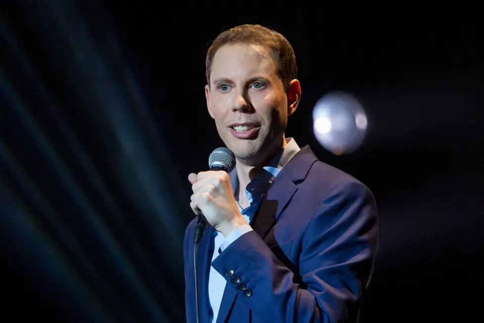 Ryan Hamilton performing live on stage